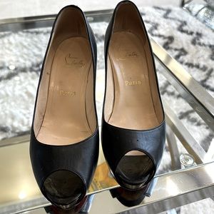 Christian Louboutin Peep Toe Pumps
